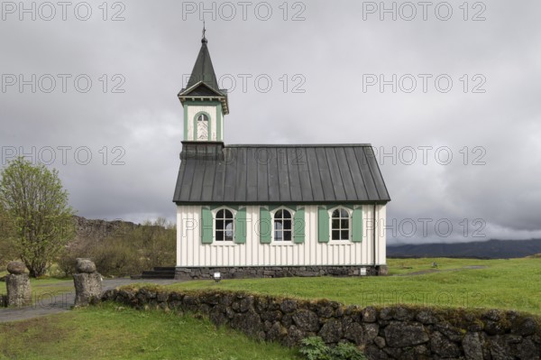 Church, Thingvellir, Þingvellir National Park, Iceland, Europe