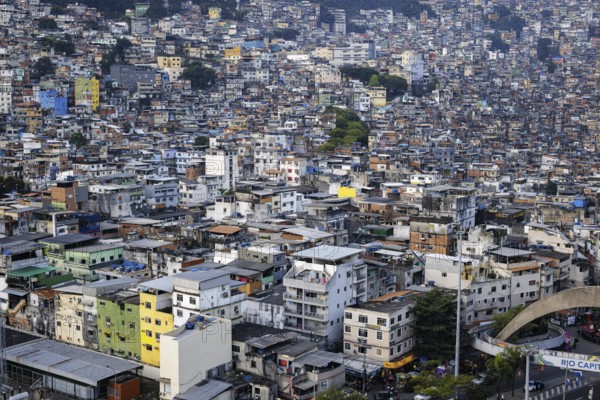View of the Rocinha favela. Rio de Janeiro, 13.02.2013. Photographed on behalf of the Federal