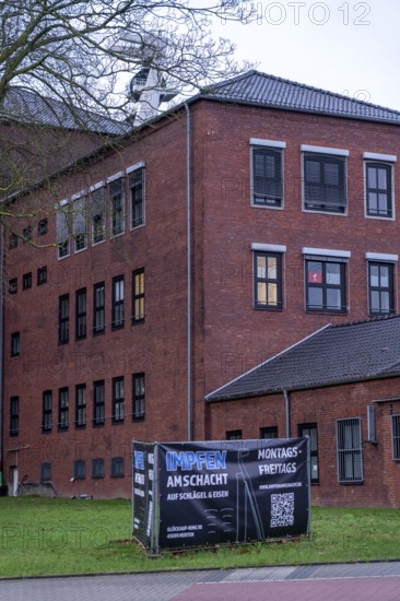 Vaccination centre at the former Schlägel & Eisen colliery, Herten, North Rhine-Westphalia,