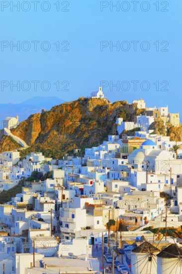 Chora village, Chora, Serifos Island, Cyclades Islands, Greece, Europe