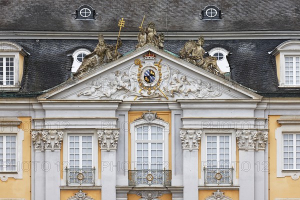 Augustusburg Castle also known as Brühl Castle, east façade, Brühl, North Rhine-Westphalia,