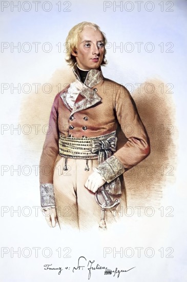 Franz Seraph Saint-Julien (1756-1836), Count, k. k. Kämmerer, Obersterbland-Falkenmeister,