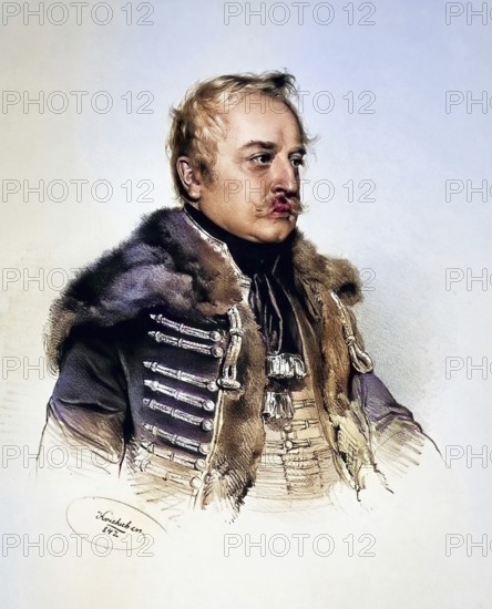 Josef Count Teleki of Szék (1790-1855), Hungarian statesman and historian. Gubernator of