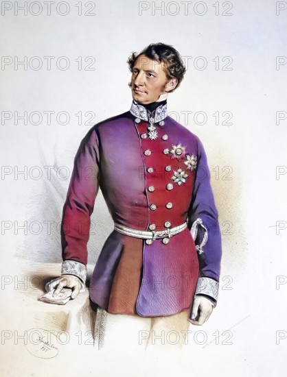 Georg Otto Aloys Udalricus Diethelm Ritter von Toggenburg (24 January 1810 in Rhäzüns, Canton