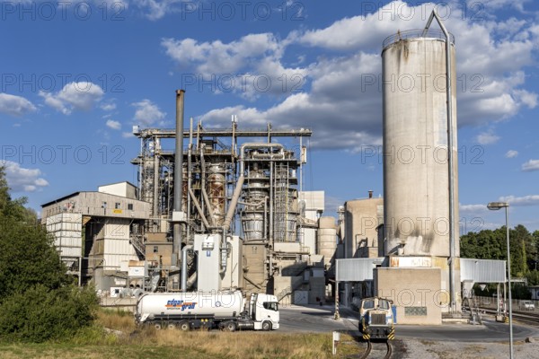 Kalkwerk Schaefer Kalk, plant for the production of lime, production plant at the quarry,