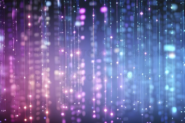 Abstract animation of binary code cascading down like digital rain, representing data insights,
