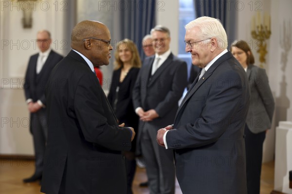 Elias Jaime Zimba Mozambique is received by Frank-Walter Steinmeier (President of the Federal