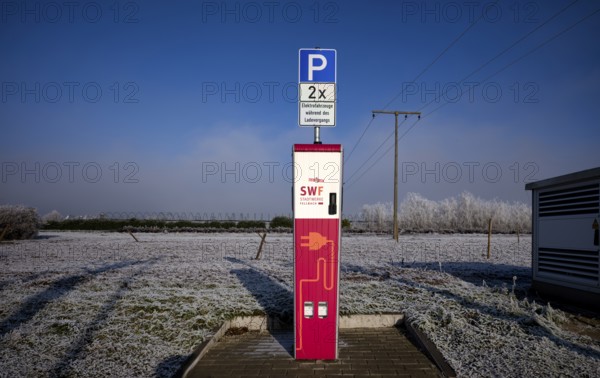 Charging station Stadtwerke Fellbach SWF for electric cars, charging station, e-charging station,