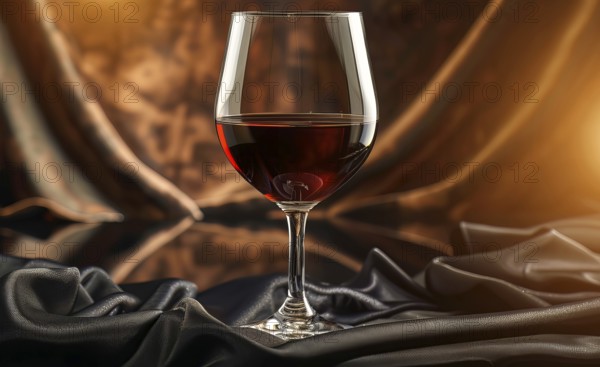 Red and white wine tasting. Close-up of the glass of wine of luxury expensive wine, AI generated