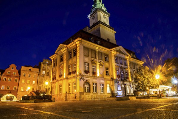 Jelenia Gora Poland by night