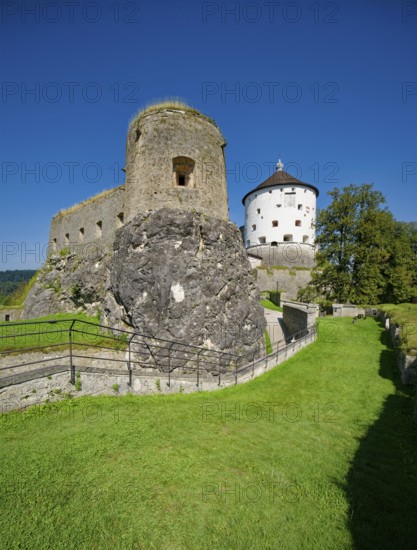 Kufstein Castle and medieval fortress with the museum, Kufstein, Tyrol, Austria, Europe