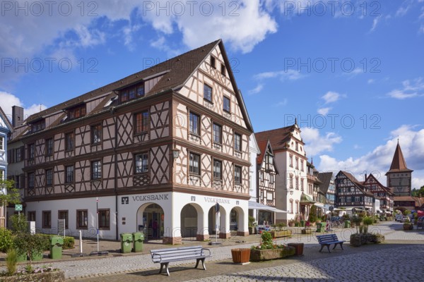 Branch of Volksbank Lahr eG in Gengenbach, Black Forest, Ortenaukreis, Baden-Württemberg, Germany,