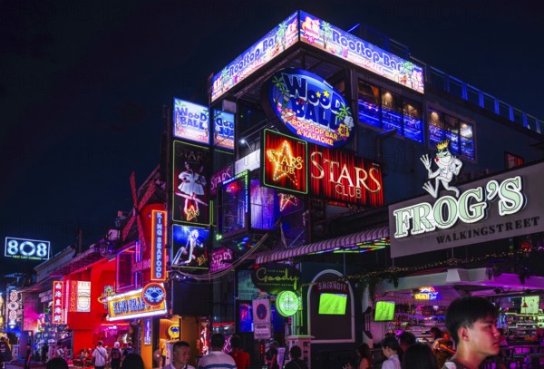 Nightlife Walking Street, Pattaya, Thailand, Asia