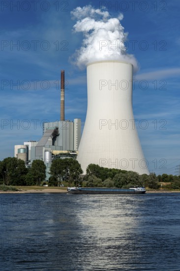 Cooling tower of the coal-fired power plant Duisburg-Walsum, operated by STEAG and EVN AG, 181