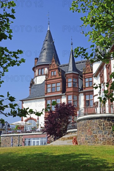 Europe, Germany, Mecklenburg-Western Pomerania, Klink Castle on the Müritz near Waren, castle