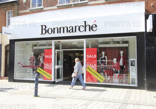 Bonmarche clothes shop, Hamilton Road, Felixstowe, Suffolk, England, UK