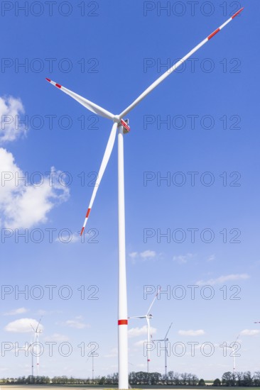 Hochheim wind farm, Wangenheim, Thuringia, Germany, Europe