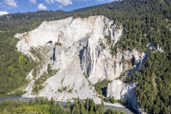 Ruinaulta, River gorge of the River Rhine, Engadine, Switzerland, Europe