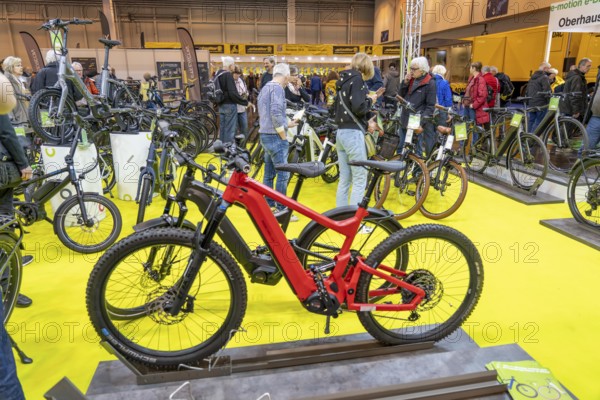 Fahrrad Essen, public fair in the halls of Messe Essen, dealers and manufacturers show everything