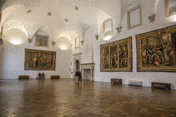 Interior in Palazzo Ducale, Unesco world heritage site Urbino, Urbino and Pesaro district, Marche,