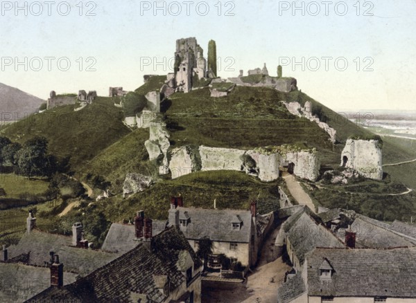Corfe Castle is the ruins of a castle in the English village of Corfe Castle in the county of