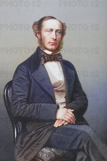 John Walter, 1818-1894, British politician and manager of The Times. Painted by DJPound after a