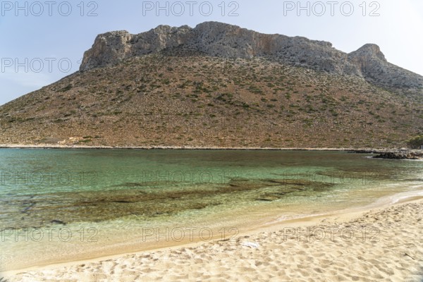 Beach of Stavros, known from the film Alexis Zorbas with Anthony Quinn, Akrotiri Peninsula, Chania,