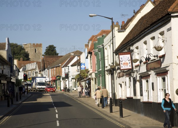 High street, Maldon, Essex, England, UK