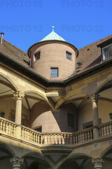 Old Palace Stuttgart, former moated palace, princely residence, 14th century seat of the Counts of
