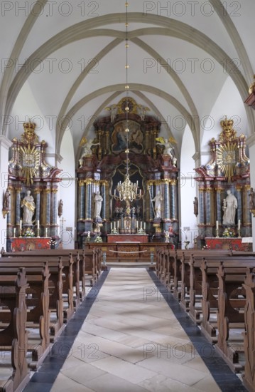 Baroque Church of St Francis, Zwillbrock, Vreden, Münsterland, North Rhine-Westphalia, Germany,