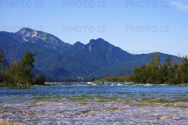 Loisach, end of August, Upper Bavaria, Bavaria, Germany, Europe