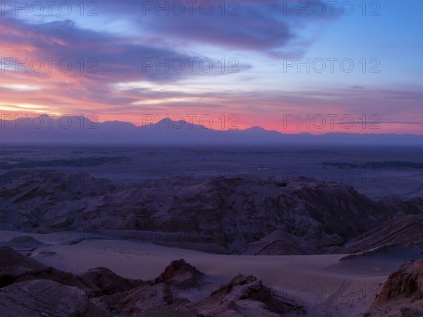 Atacama Desert, Moon Valley at night, Chile, South America