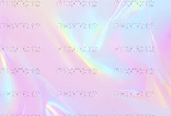 Iridescent neon background, Holographic Abstract soft pastel colors backdrop, AI generated