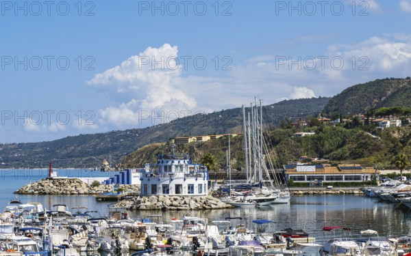 Port and Marina in Tropea, Tyrrhenian Sea, Calabria, Italy, Europe
