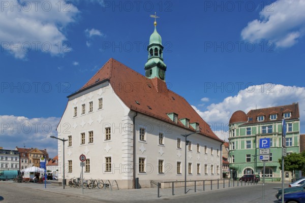Rathaus am Markt, Finsterwalde, Finsterwalde, Brandenburg, Germany, Europe