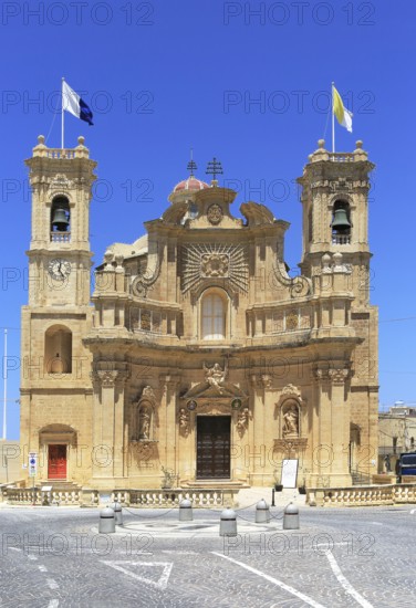 Basilica of the Visitation church, Gharb, island of Gozo, Republic of Malta