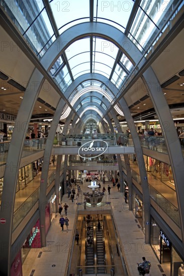 Europe Germany Hanseatic City of Hamburg City, Europa Passage shopping centre, architecture, glass