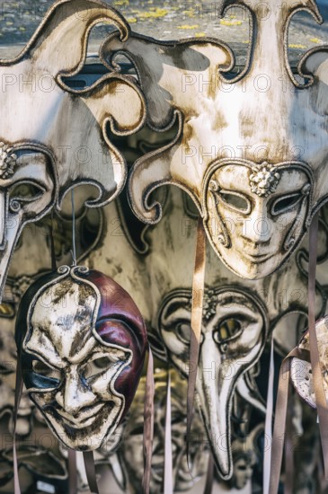 Masks for the Venetian Carnival, Venetian, custom, carnival mask, festival, souvenir, tradition,