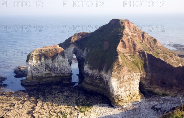 Coastal scenery at Flamborough Head, Yorkshire, England, United Kingdom, Europe