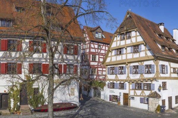 Gaststuben in the Shipmen's Guild House, Fishermen's Quarter, Ulm, Swabia, Baden-Württemberg,