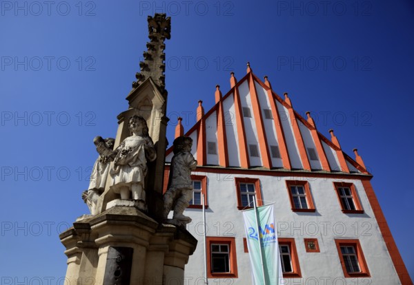 Old Town Hall, Hassfurt, Hassberge district, Lower Franconia, Bavaria, Germany, Europe