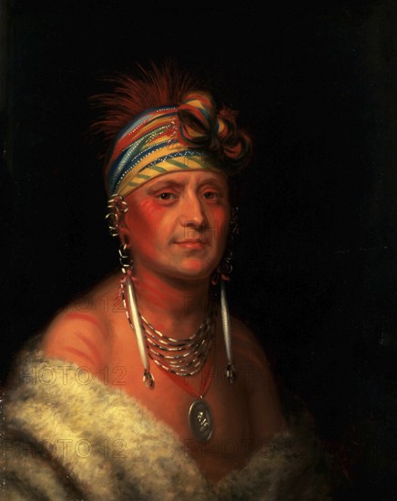 American Indian, Native American, Shaumonekusse, Chief of the Oto tribe, United States of America,