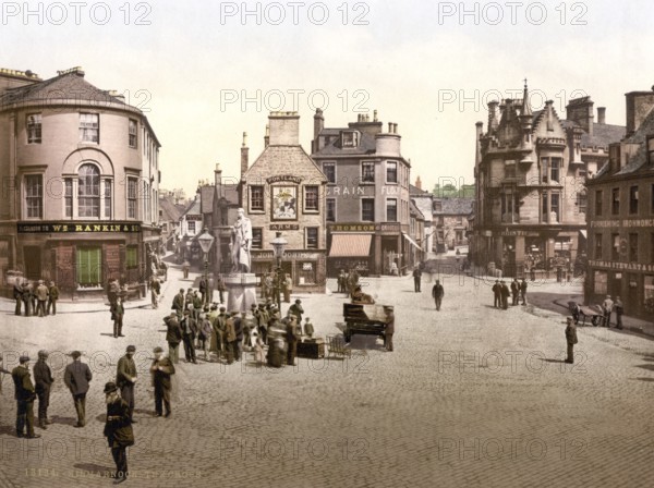 The cross, Kilmarnock, town and administrative centre of East Ayrshire, a council area in