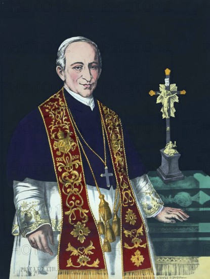 Pope Leo XIII (1810-1903, born Vincenzo Gioacchino Luigi Pecci) 256th pontiff 1878-1903.