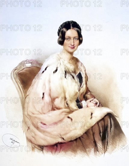 Irene von Prokesch-Osten, née Kiesewetter (1811-1872), woman of Anton Graf Prokesch-Osten,