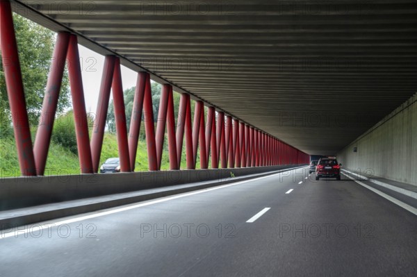 Tunnel on the Ravensburg bypass on the A 89 motorway, Baden-Württemberg, Germany, Europe
