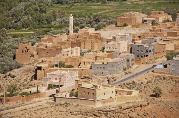 Oasis town of Tinerhir, Souss-Massa-Daraâ region, Morocco, Africa