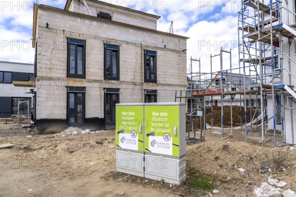 New development district, around 140 detached and semi-detached villas being built in the south of