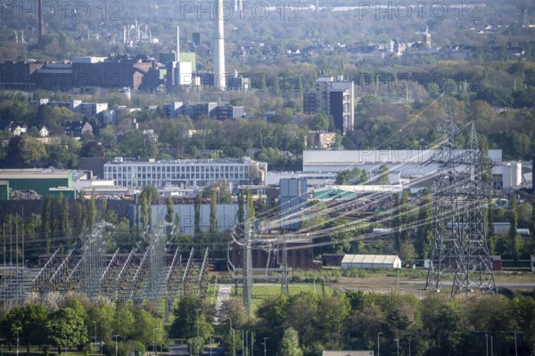 Amprion substation on Cranger Straße in Herten, Emscherbruch station, North Rhine-Westphalia,