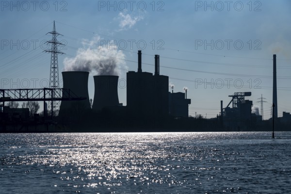 Duisburg-Huckingen gas-fired power station, operated by RWE, on the site of Hüttenwerke Krupp